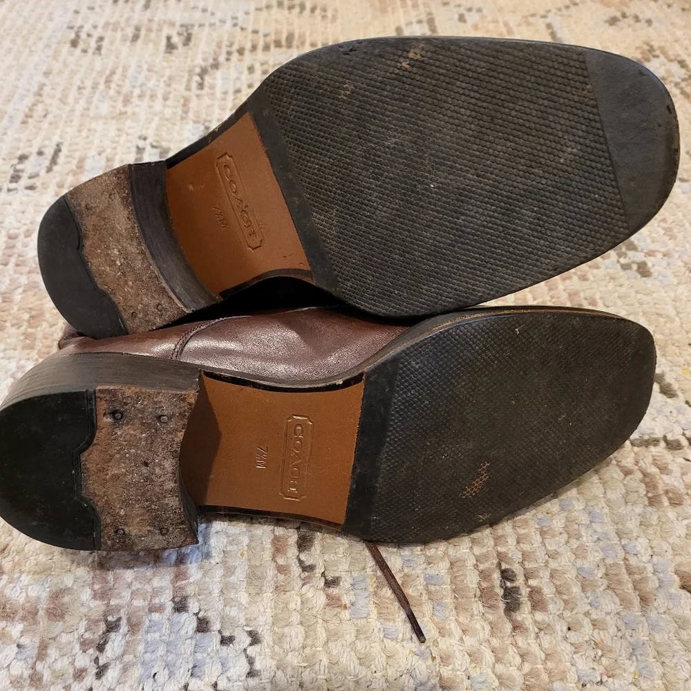 Coach Italian Leather Ankle Boots - Picture 8 of 11